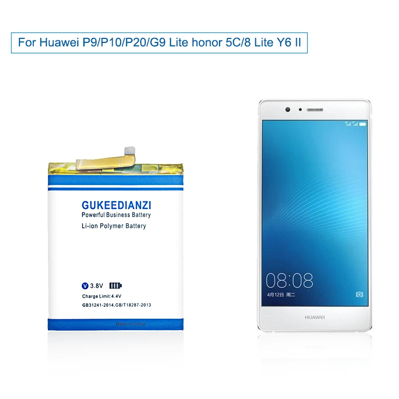 Аккумулятор HB366481ECW для Huawei Ascend P9 / Lite G9 honor 8 5C мобильный телефон сменные батареи 2900