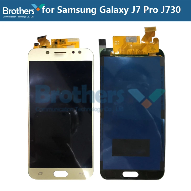 ЖК дисплей для Samsung Galaxy J7 Pro J730 экран сборка дисплея сенсорный дигитайзер