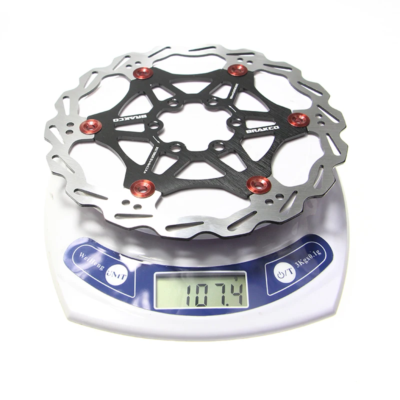 Вращающийся диск тормозной ротор 160 мм 6 &quotкрасный/синий/черный для горного