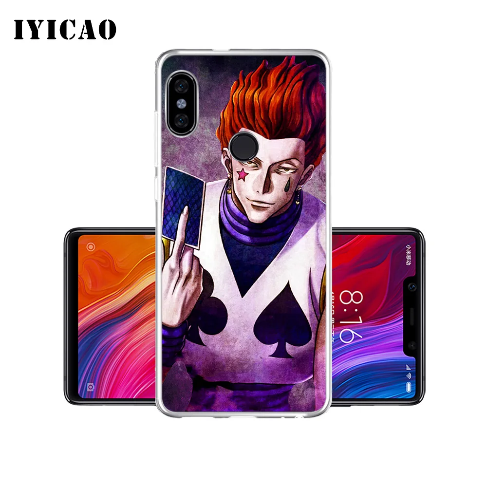 Мягкий силиконовый чехол IYICAO Hisoka hunter x Для Xiaomi Mi 9 8 SE 6 A1 A2 Lite F1 MIX2S MIX3 из