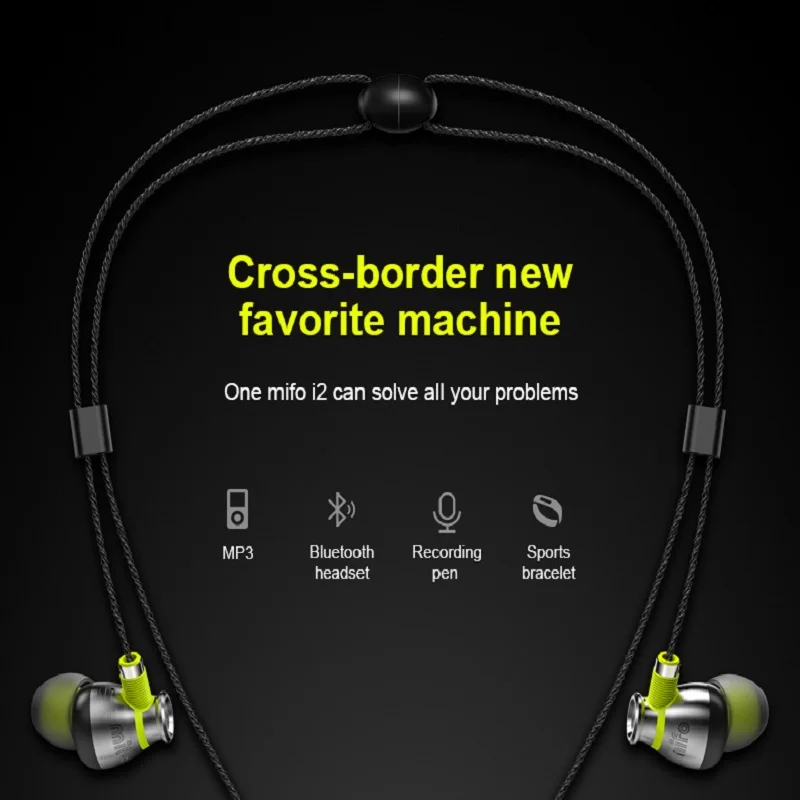 Mifo i2 Bluetooth беспроводной Airphone Встроенный 8 Гб mp3-плеер Запуск наушники стерео
