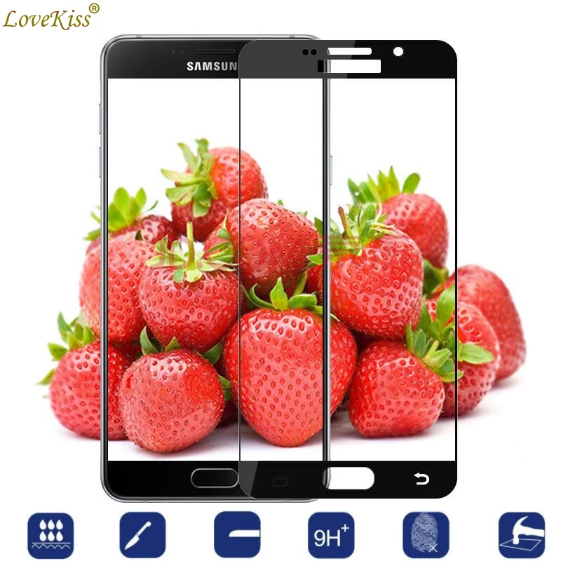 9H изогнутая стеклянная пленка для Samsung Galaxy A5 2016 A510 A510F A510F/DS A510M защитная из