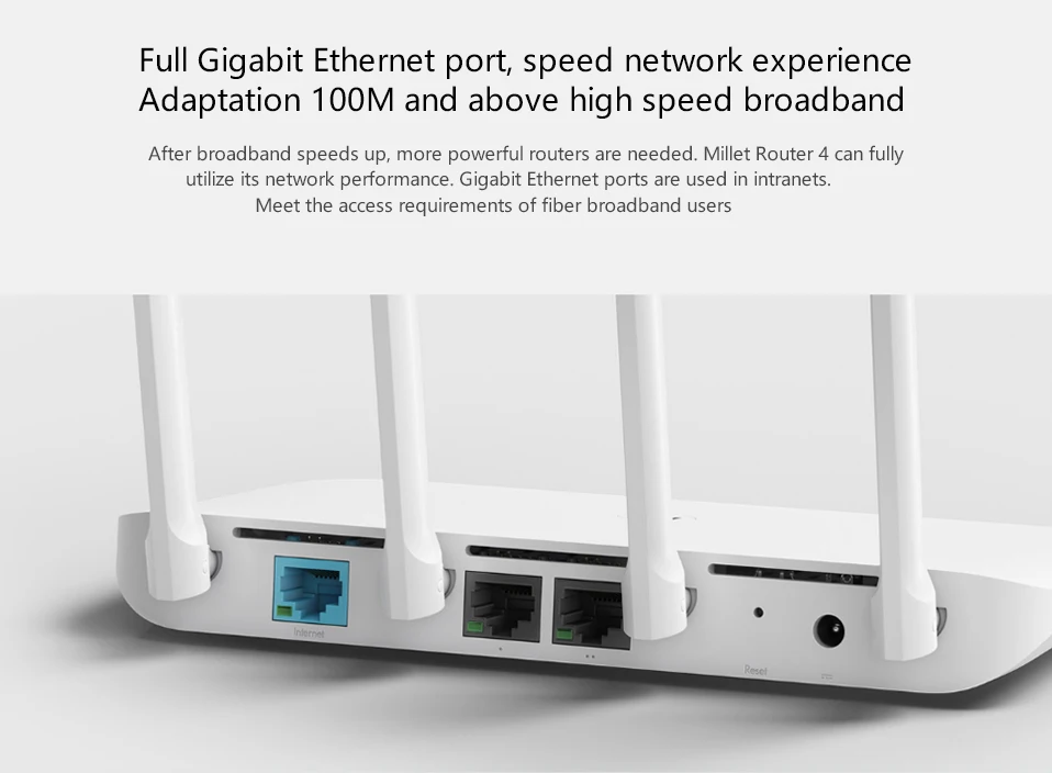 Xiaomi Mi Wi-Fi маршрутизатор 4 Wi-Fi повторитель 2,4G/5 ГГц 128 МБ двухдиапазонный двухъядерный DDR3-1200 1167 Мбит/с приложение управление беспроводной маршрутизатор