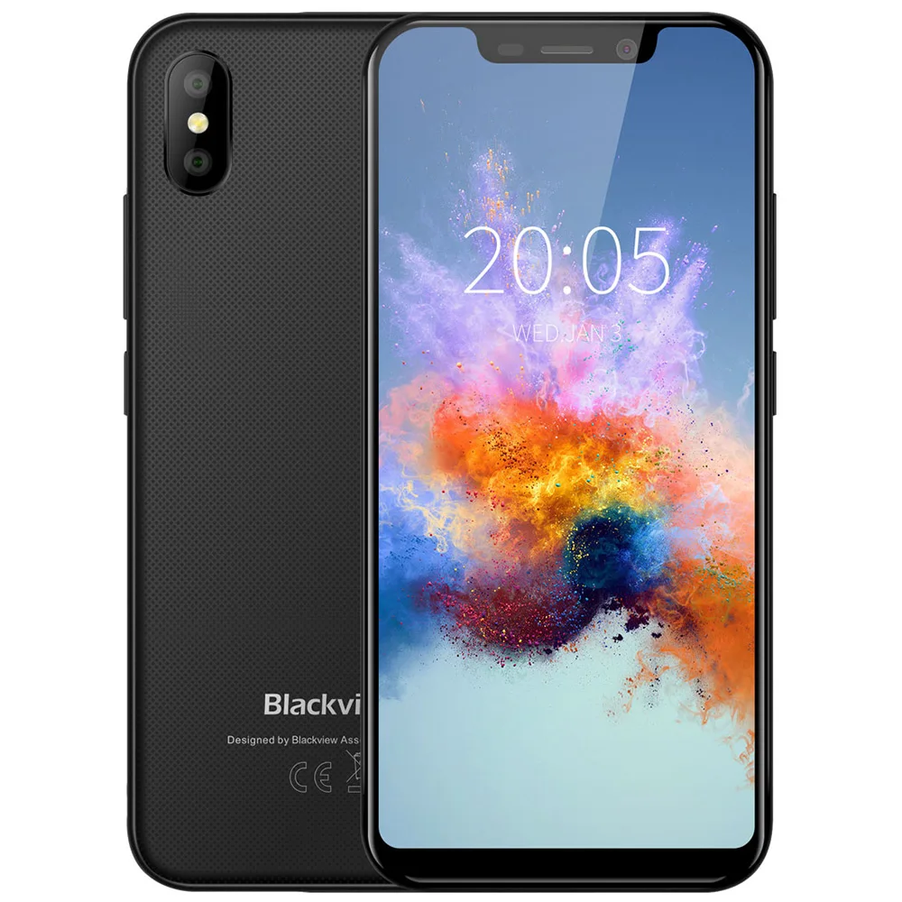 BLACKVIEW A30 Смартфон Android 8 1 4 ядра 5 'ཏ:9 Дисплей 2 г + 16 ГБ 8.0MP мобильный телефон с