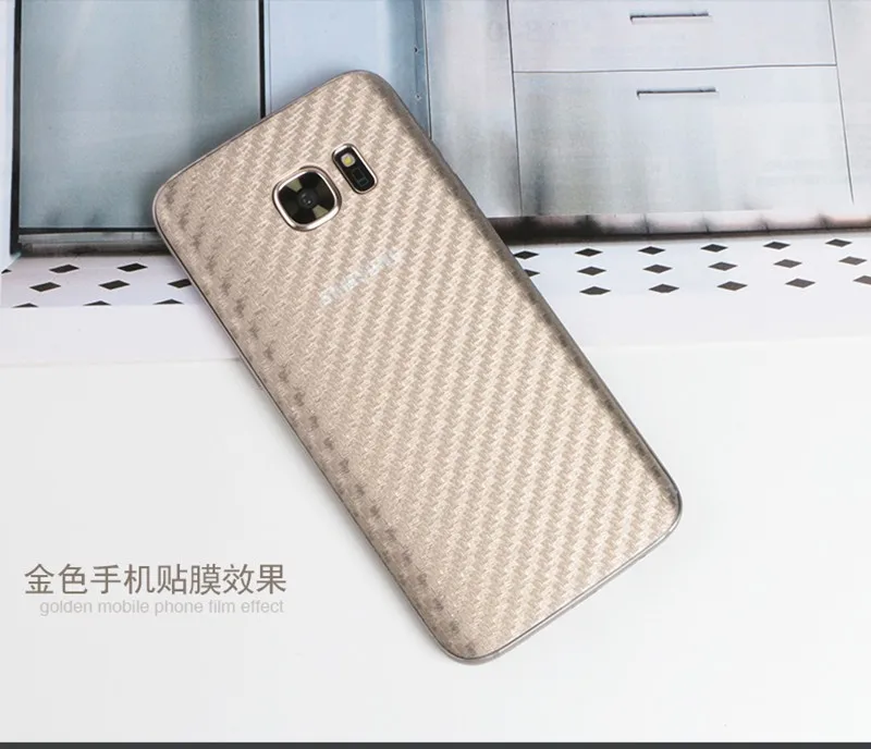 Для Galaxy S8 Plus 3D прозрачная защитная пленка из углеродного волокна для задней
