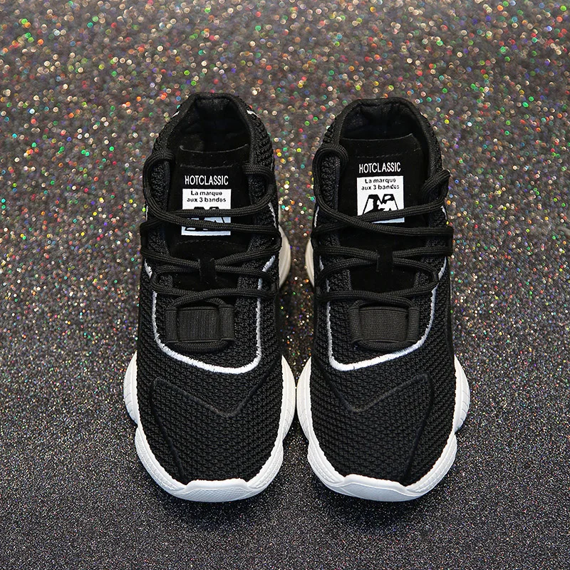 Женская Повседневная обувь 2018 г. Осенняя сетчатая женская на плоской платформе