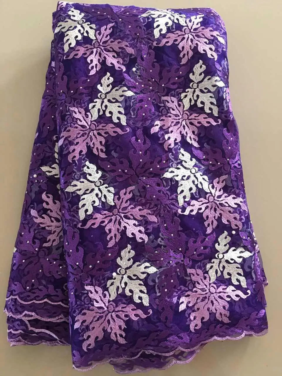 Новые Поступления Африканский Шнурок Ткани Чистая Ткань Все Африканские Шнурки