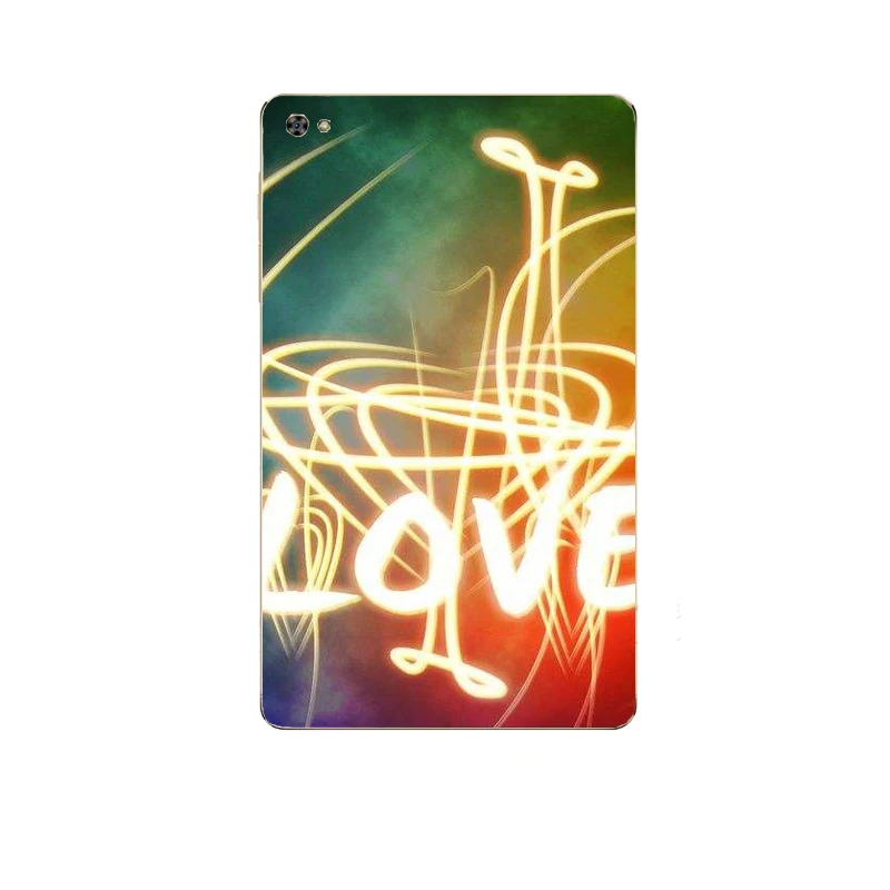 B2 LOVE huo guang Цветной пользовательский чехол для планшета huawei Mediapad Медиа Pad T5 10,1 M5 10,8 8,4 M3 10,1 T1-701u тонкий мягкий силиконовый чехол Diy - Цвет: B2 LOVE huo guang
