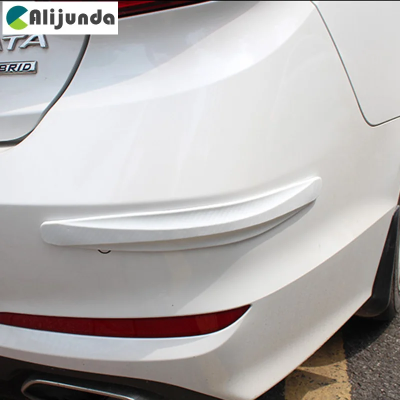 1 пара защита переднего и заднего бампера из углеродного волокна угловая от