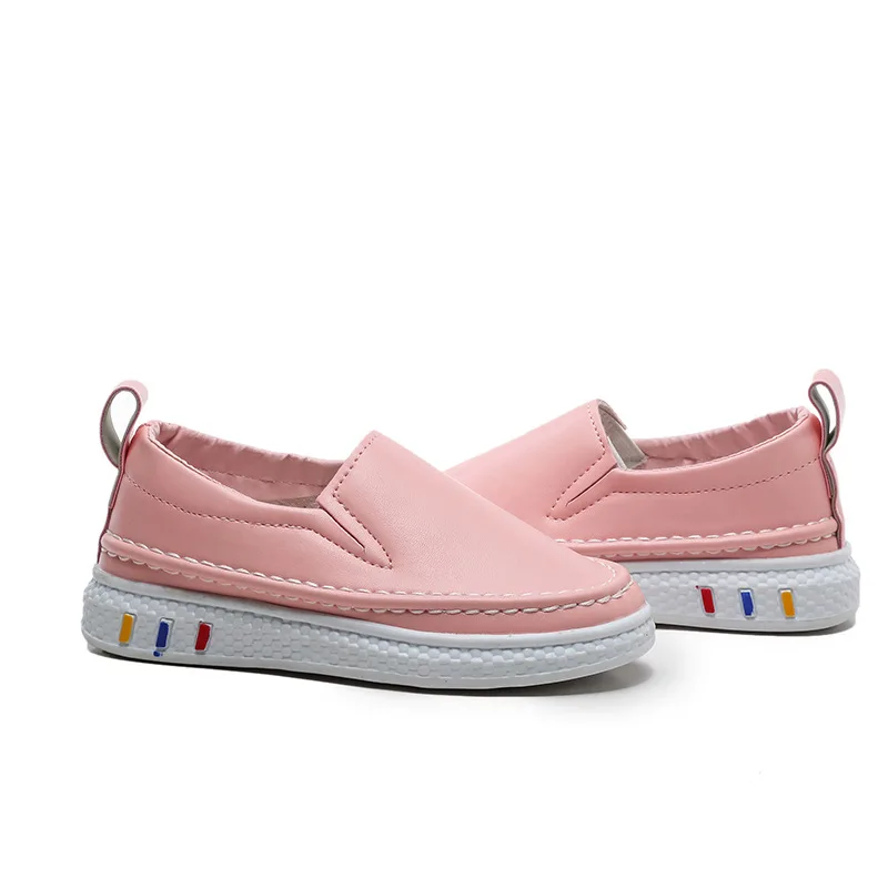 2017 the new children set foot boy girl low for a little white leather fashion leisure shoes sneakers | Детская одежда и обувь