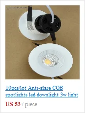 Точечный led 5 Вт Светодиодный светильник черный/белый 200 мм 300 мм удлиненный Dia60 мм скидка 30