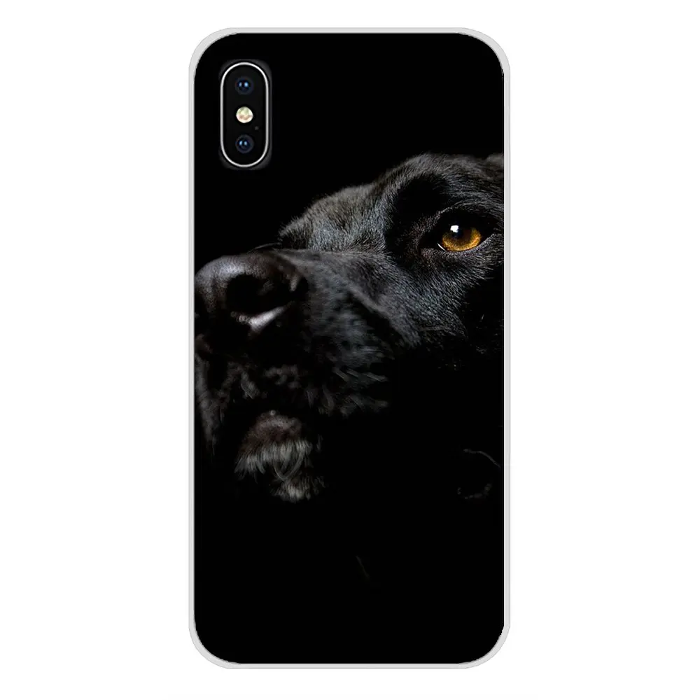 TPU чехол hello pretty Black Labrador для Apple iPhone X XR XS MAX 4 4S 5 5S 5C SE 6 6S 7 8 Plus ipod touch 5 6 - Цвет: images 5