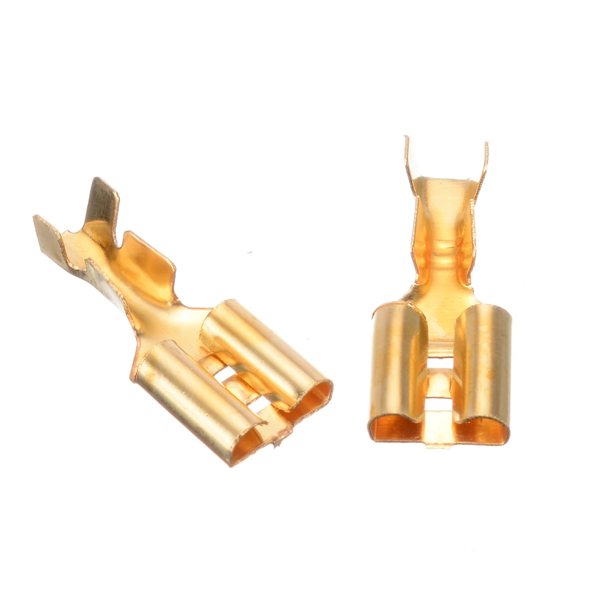 100 шт. 6 3 мм позолоченный латунный гнездовой разъем кабель наконечник штекер