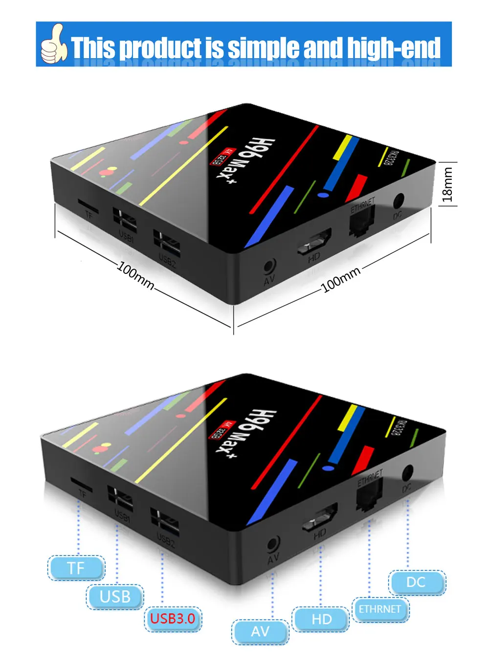 ТВ-приставка H96 MAX+ android 8,1 для smart tv с лучшим французский бельгийский арабский марокканский iptv подписка 1200 live full 4 k tv box
