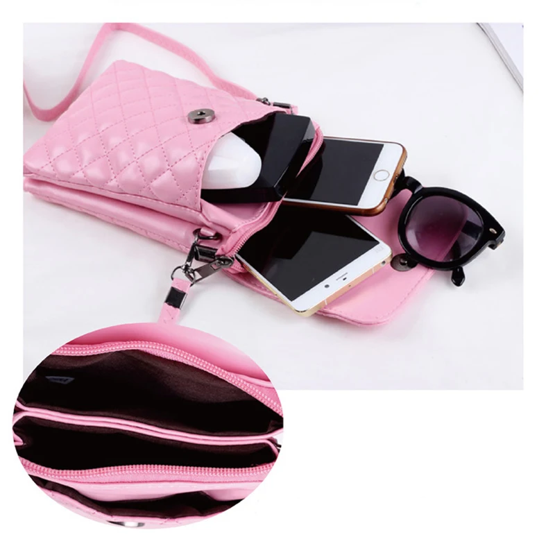 Брендовое модное с лямками сумки на плечо для женщин 2019 PU кожаная сумка мобильных