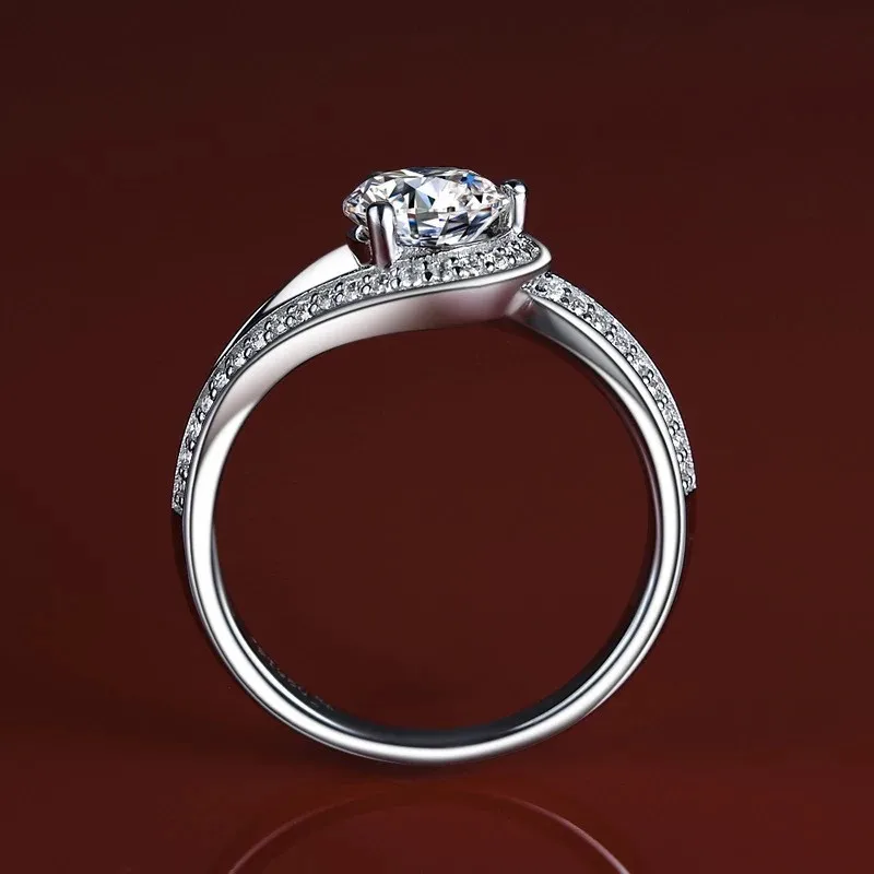 Choucong уникальное кольцо с обещанием из стерлингового серебра 925 пробы 3ct фианит AAAAA