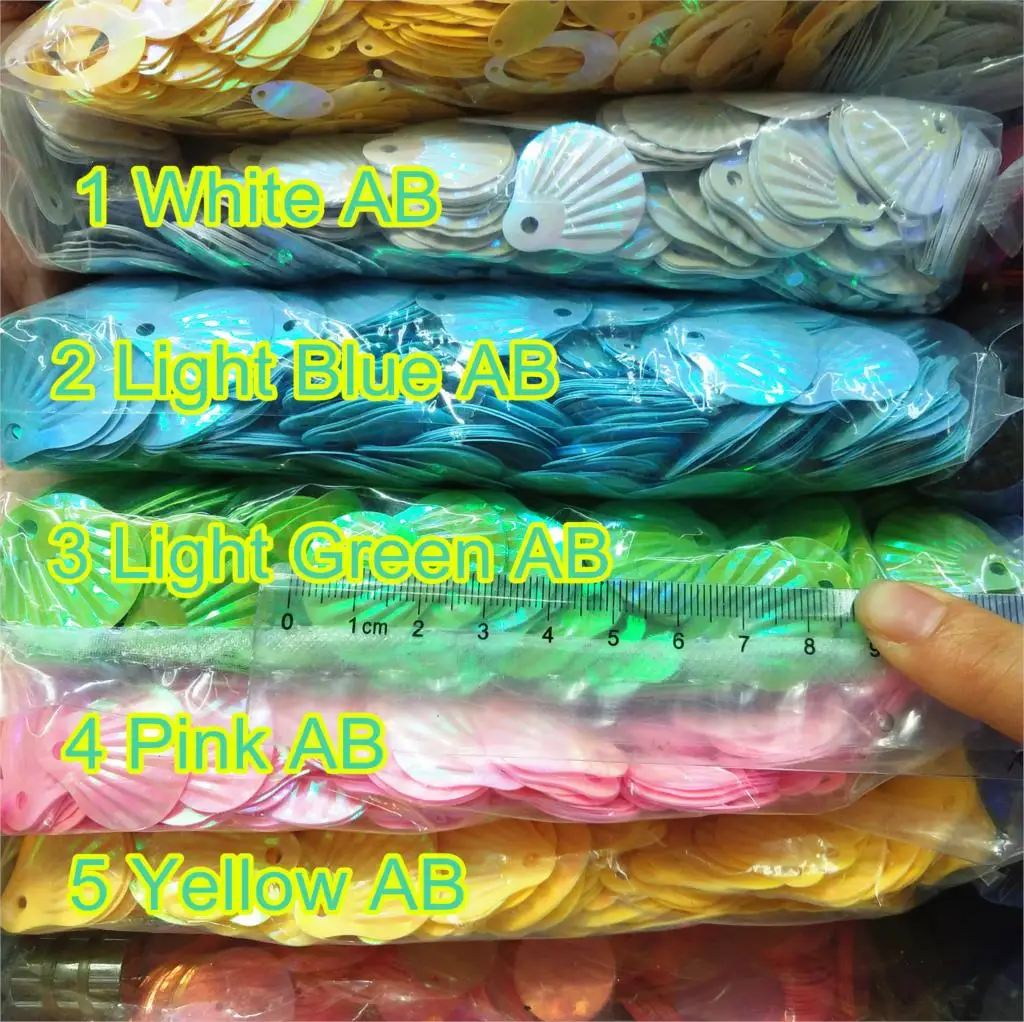 50 г 24 мм большая оболочка свободные ПВХ блёстки для рукоделия шитья DIY одежда