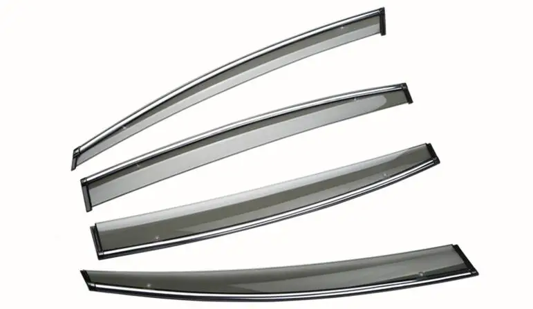 Крышка окна автомобиля козырек от солнца дождя ветра дефлектор тент щит ABS для KIA