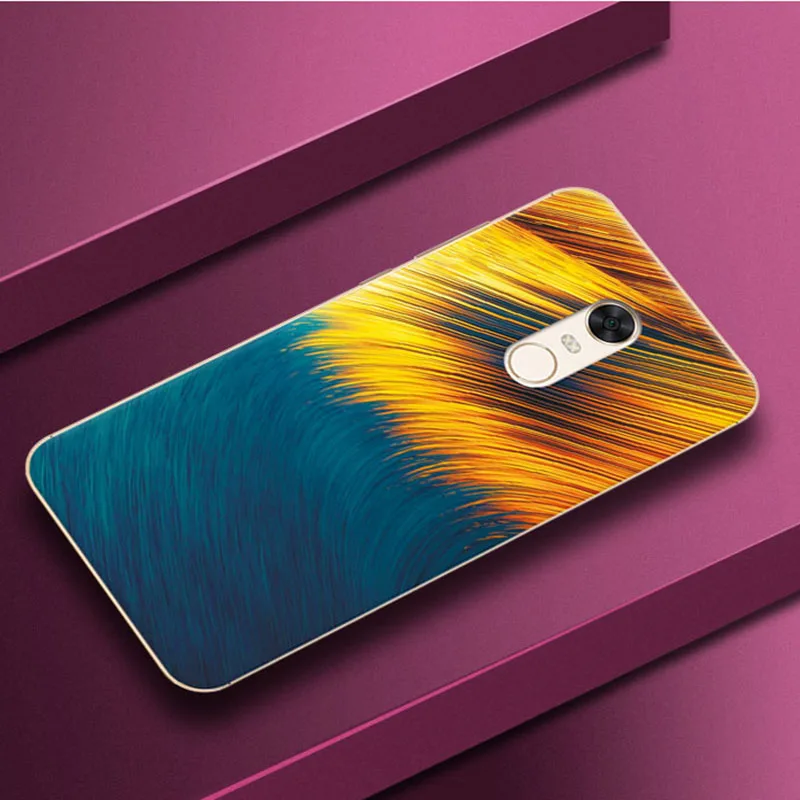 Мягкий чехол из ТПУ с экзотическим природным пейзажем для Redmi 5 Plus задняя крышка