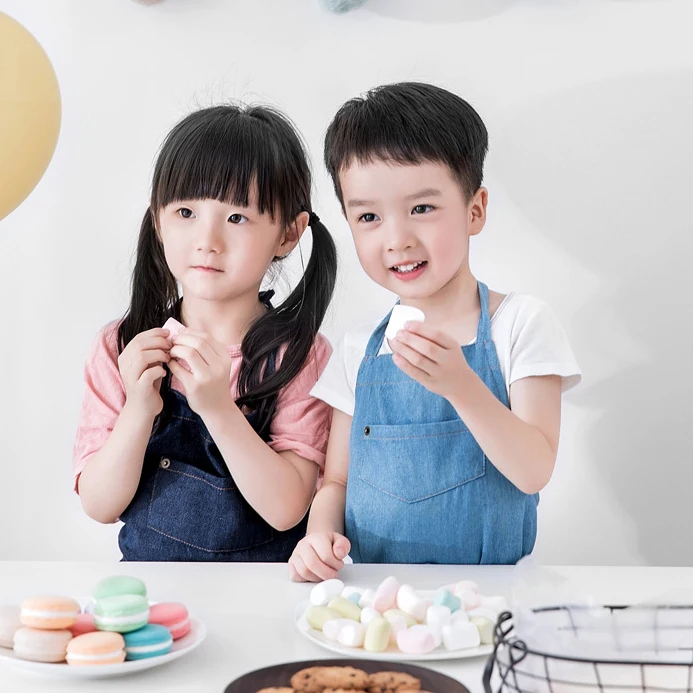 Счастливые родители детские ковбойские фартуки для уборки из чистого хлопка