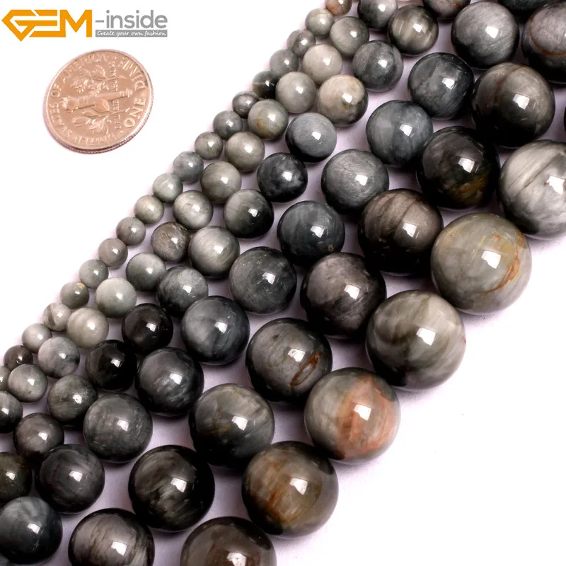 Бусины из натурального камня 4 мм Орлиный глаз Сокол 15 дюймов|stone beads|beads for jewelry