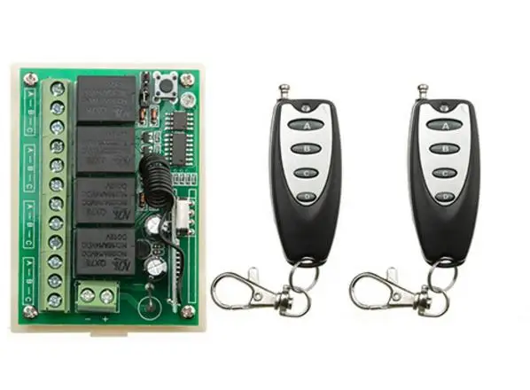 Переключатель дистанционного управления 12 В постоянного тока 4 канала
