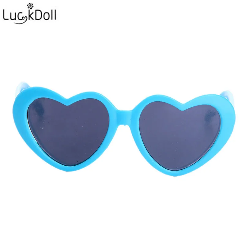 LUCKDOLL синие солнцезащитные очки подходят для 18 дюймов Американский 43 см детская