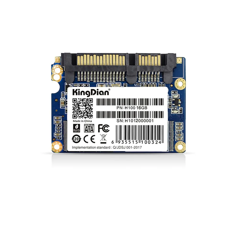 H100-16GB) KingDian Внутренний твердотельный диск Жесткий диск ультра тонкий обновление Половина тонкий 1,8 HFSL интерфейс 16GB SSD