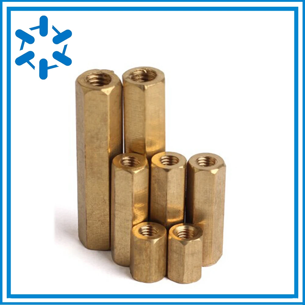 Латунная Шестигранная Проставка/стойка/Шестигранная стойка M5 M6 * L 50 шт./лот |