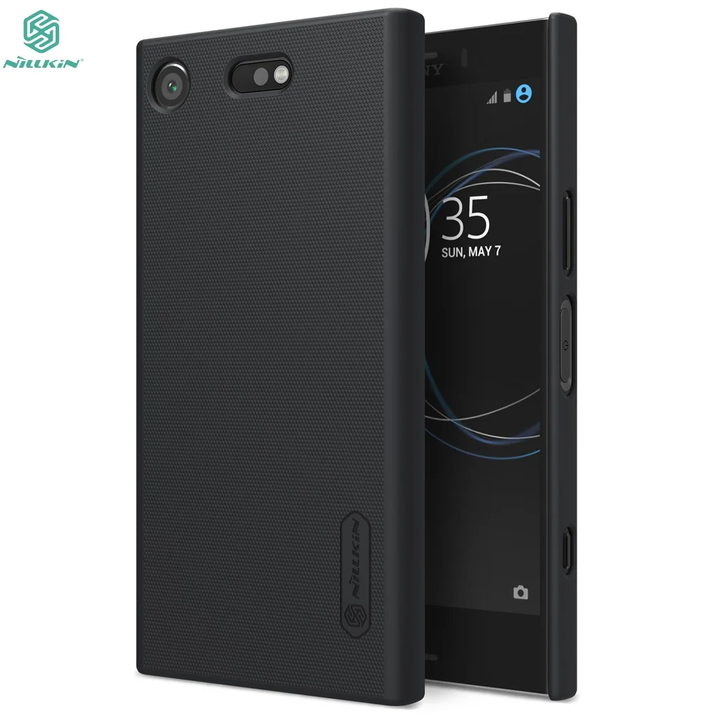 Бампер для Sony Xperia XZ1 Compact (XZ1 mini) оригинальный NILLKIN Super Frosted Shield Back Cover Case с розничной