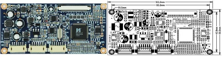 7,0 дюймовый TFT lcd модуль 800*480/RGB интерфейс с видео, VGA вход/для автомобиля-компьютера