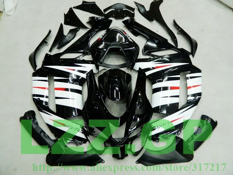 

LZZ.GP ABS Fairing Kit FOR KAWASAKI NINJA ZX 6R 636 07 08 ZX-6R 07-08 ZX6R 2007 2008 ZX 6R 07 08 Fairings &
