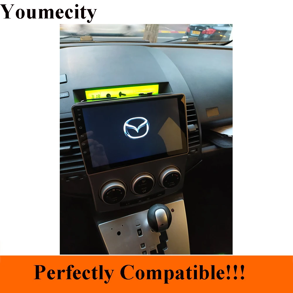 Android 9,0 автомобильный dvd-плеер для Mazda 5 2005 2006 2007 2008 2009 2010 радио 1024*600 gps wifi Восьмиядерный ips экран BT RDS