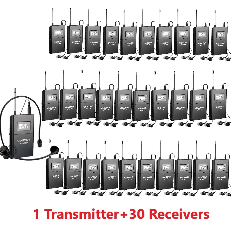 Беспроводная аудиосистема Takstar WTG 500 / UHF PLL дальность работы до 100 м для
