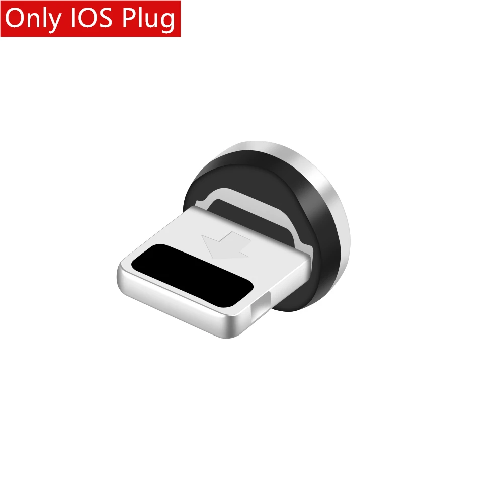 Магнитный usb-кабель Олаф для iphone X XS Max, быстрая зарядка, кабель Micro USB type C, Магнитный зарядный провод для samsung, Xiaomi, huawei - Цвет: Only ios Plug