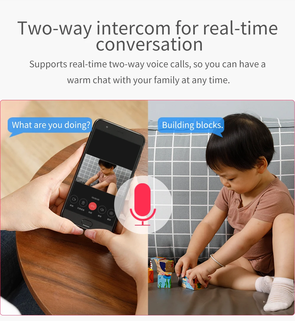 Xiaomi Mijia умная камера Веб-камера 360 Угол видео камера 1080P WiFi панорамирование ночного видения двухсторонний аудио мониторинг для детской безопасности