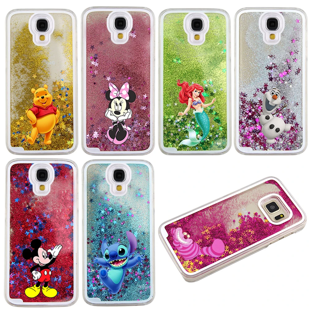 Новые горячие милые мультгерои пятиконечная жидкость с блестками звезды