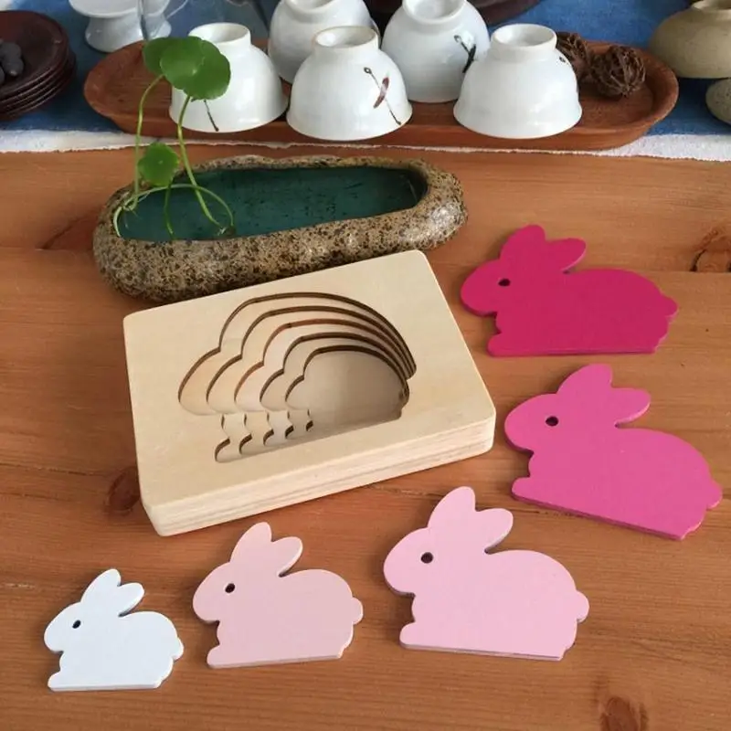 Новые Деревянные игрушки для детей, животные, картонная 3D головоломка, многослойная головоломка, детская головоломка, игрушки для детей, обучающие средства для раннего возраста