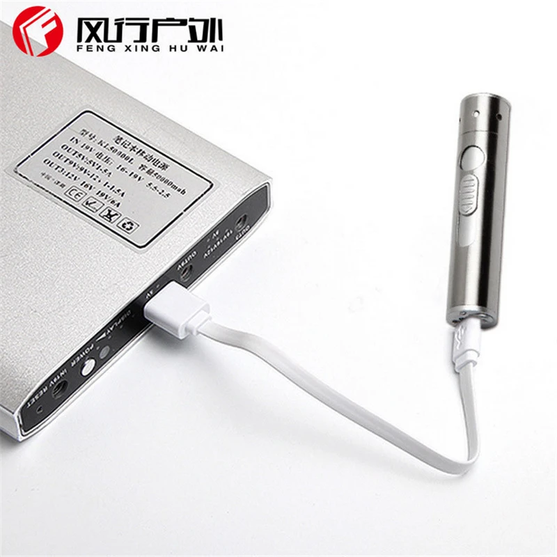 Светодиодный мини фонарик с аккумулятором Популярный Уличный зарядкой от USB