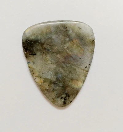 Labradorite Медиатор-медиатор в традиционном стиле "Круглый наконечник", Медиатор из натурального драгоценного камня, хрустальный шарик, медиатор для гитары, 1 шт - Цвет: Labradorite
