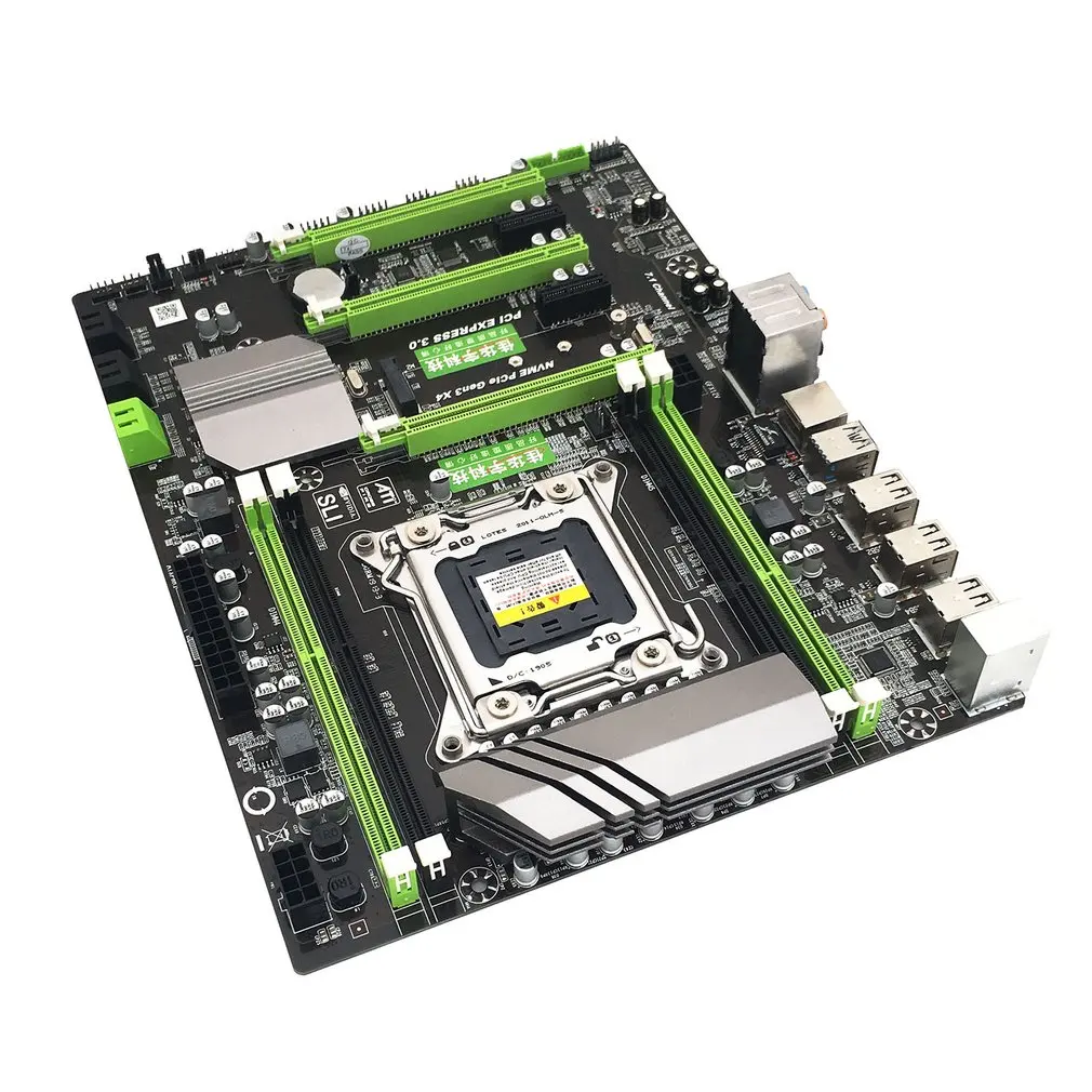 X79 motherboard DDR3 V4 version LGA2011 pin large heat sink Gigabit network card m.2 high speed hard disk interface