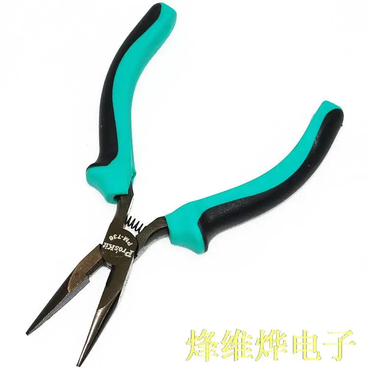 

5 inch color mini needle nose pliers with teeth long beak