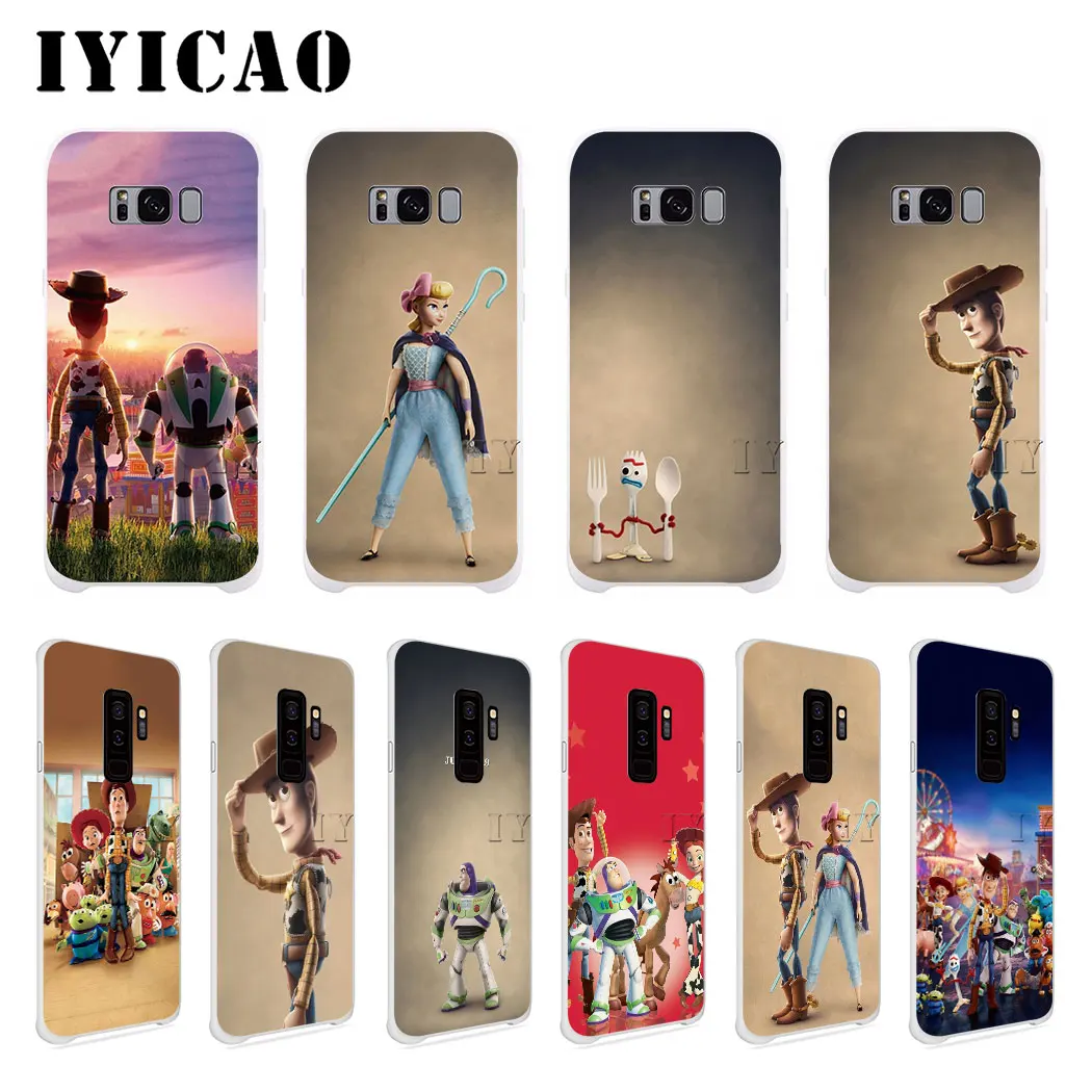 Жесткий чехол IYICAO Toy Story для samsung Galaxy S10e S10 S9 S8 Plus S6 S7 Edge Note 9 8|Чехлы-накладки| |