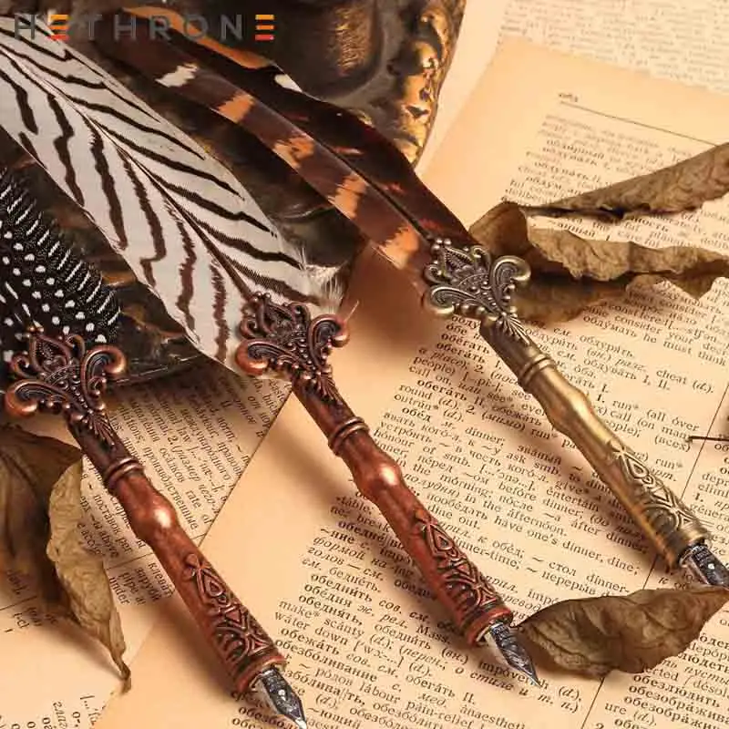 Hethrone волновой точки чернила перьевая ручка Винтаж перо Носки с рисунком