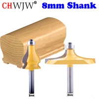 2pc 8mm shank thumbnail beaded 2 bit handrail router bit set line knife woodworking cutter tenon cutter for woodworking tools