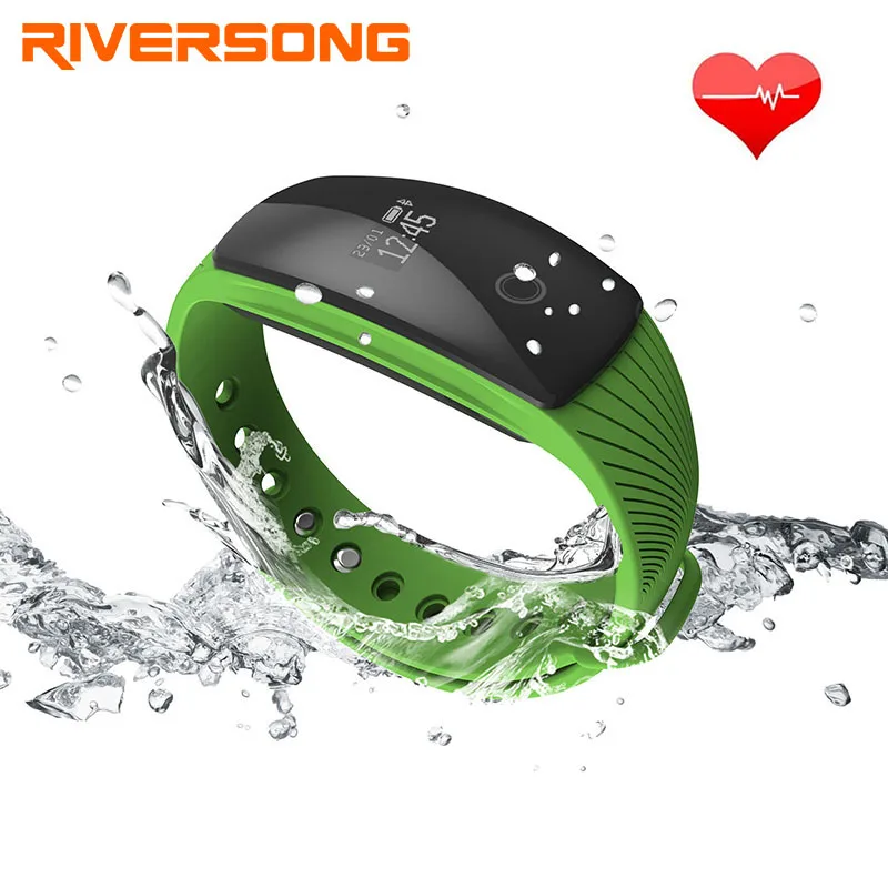 Smart Браслет OLED Дисплей Фитнес трекер шаг счетчика сна будильник вибрации браслет