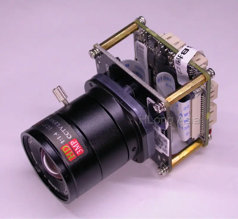 H.265 IPC (4.0MP) 1/3 &quot плата модуля для ip камеры видеонаблюдения Hi3516D с кабелем LAN + IRC 3MP CS