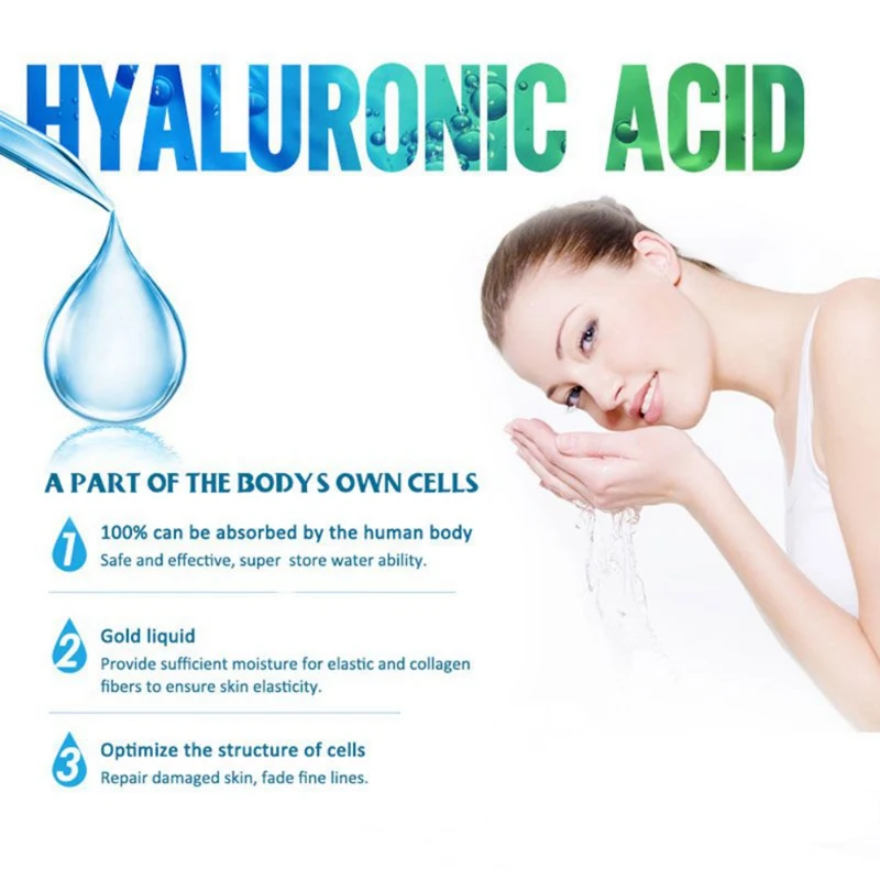 Сыворотка с гиалуроновой кислотой для лица против морщин старения увлажняющая