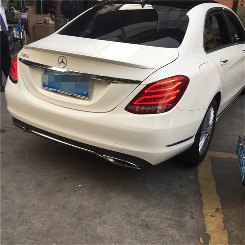 Для Benz W205 C200 C230 C260 c180l надрезаемая подкладка abs Материал заднего крыла unpaint Цвет