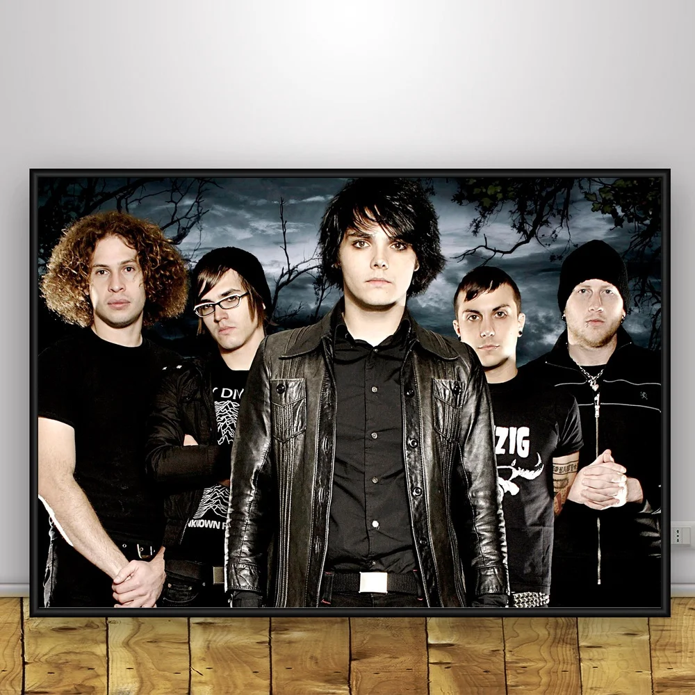 My Chemical романтика искусство Шелковый плакат домашний декор 12x18 24x36